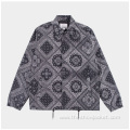 Characteristic Paisley Printing Coaches Jacket for Sale